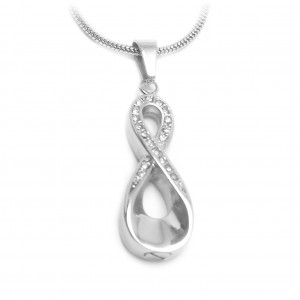 Infinity Cremation Urn Necklace