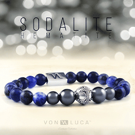 Sodalite wih Hematite